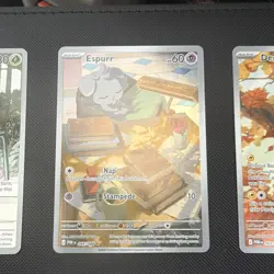 Pokemon TCG Perfect Order Full Art Holo 9-Card Lot IR Dedenne, Rowlet, Espurr NM - Image 4