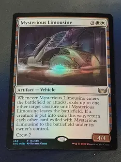 Foil Mysterious Limousine - B undle Promo - Magic the Gathering MTG Nice! - Image 1