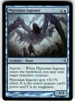 Phyrexian Ingester 41 Rare New Phyrexia Magic: The Gathering Foil Near Mint - Image 1