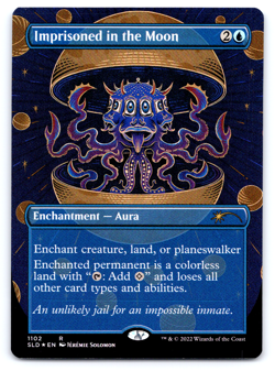 Imprisoned in the Moon (Borderless) FOIL - Secret Lair MTG - Image 1