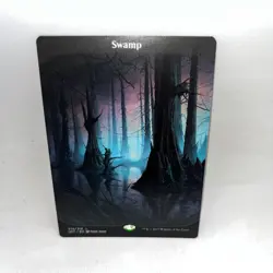 Swamp 214 Land Unstable Magic: The Gathering Lightly Played - Image 1