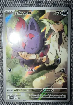 Pokemon TCG Journey Together N's Zorua #189 Holo Promo Card NM/M Condition - Image 1