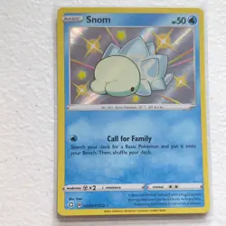 Pokemon The Pokemon Company TCG Snom Shining Fates SV033/SV122 Shiny Holo EN - Image 1
