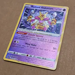 Pokemon Radiant Alakazam 059/195 Swsh12: Sword & Shield - Silver Tempest Holo - Image 2