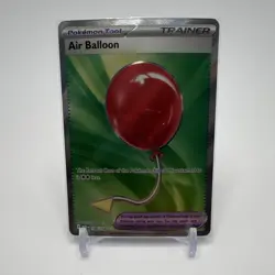 Pokemon TCG Air Balloon 166/132 ME01: Mega Evolution Ultra Rare Holo EN 2020 - Image 1