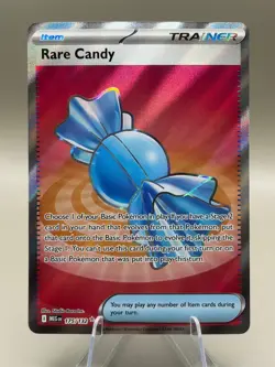 Rare Candy 175/132 Ultra Rare Mega Evolution Pokemon Holo Near Mint - Image 1