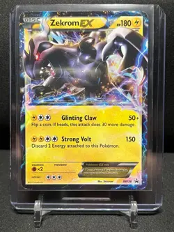 Zekrom EX BW38 Black Star Promo Cosmos Holo Pokemon 2012 BW Black & White MP - Image 1