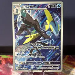 Inteleon 142/132 Illustration Rare Mega Evolution Pokemon Holo NM/M - Image 1
