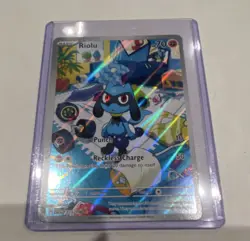 The Pokemon Company Riolu SV01 215/198 Illustration Rare English 70HP Holo - Image 1