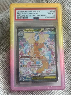 2026 Pokemon Ascended Heroes Mega Dragonite Ex SIR #290/217 PSA 10 GEM MINT - Image 4