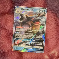 Pokemon TCG Blastoise GX Unbroken Bonds 35/214 Full Art Ultra Rare Holo 240 HP - Image 1
