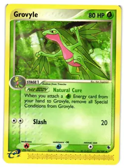 Pokemon TCG Grovyle 32/109 Uncommon Ruby & Sapphire VLP - Image 1