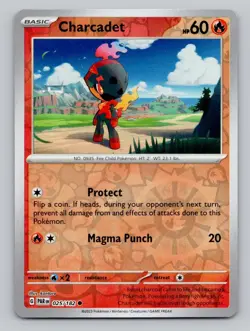 Charcadet 025/182 Common Paradox Rift Pokemon Reverse Holo Near Mint - Image 1