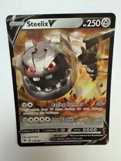 Pokemon Steelix V 115/185 Ultra Rare Holo Vivid Voltage NM - Image 5