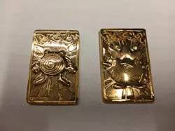 1999 Pokemon 23K Gold Plated Metal Burger King Promotion Set Togepi & Poliwhirl - Image 1