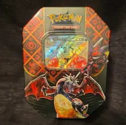 Pokemon Scarlet & Violet Paldean Fates Charizard EX Tin- New/ Sealed - Image 1