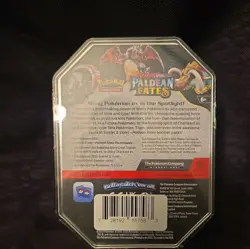 Pokemon Scarlet & Violet Paldean Fates Charizard EX Tin- New/ Sealed - Image 3