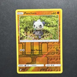 Pancham 81/181 Common Team Up Pokemon Reverse Holo LP Yuka Morii Clay Art - Image 1