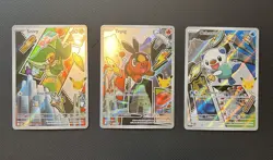 Series 2 Pokemon First Partner Illustration - Snivy 049, Tepig 050, Oshawott 051 - Image 1