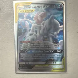 The Pokemon Company Mewtwo & Mew GX TAG TEAM SM191 Promo Holo 270HP ENG - Image 1