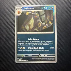 Umbreon (Master Ball Pattern) 059/131 Sv: Prismatic Evolutions Holo Pokemon TCG - Image 1