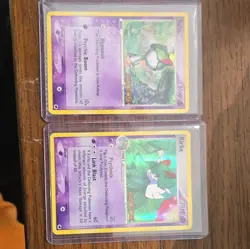 Nintendo Pokemon TCG EX Dragon Frontiers Ralts/Kirlia Holo Lot 2 60/101 32/101 - Image 1