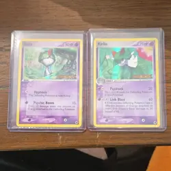Nintendo Pokemon TCG EX Dragon Frontiers Ralts/Kirlia Holo Lot 2 60/101 32/101 - Image 2