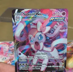 Pokemon TCG Sylveon VMAX 075/203 Evolving Skies Ultra Rare Holo English 310 HP - Image 1