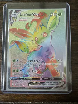 Leafeon VMAX 204/203 Secret Rare Full Art Holo - Evolving Skies English 2021 - Image 2