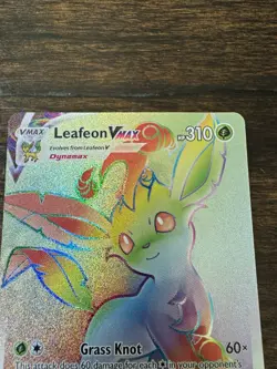 Leafeon VMAX 204/203 Secret Rare Full Art Holo - Evolving Skies English 2021 - Image 3