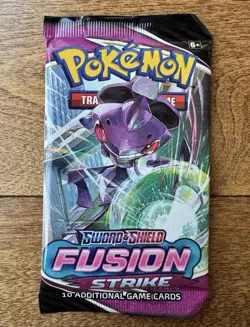🔥 Pokemon Sword & Shield Fusion Strike Booster Pack Factory Sealed Random Art - Image 1