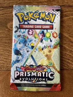 🔥 Pokemon Prismatic Evolutions Booster Pack Random Art - Image 1