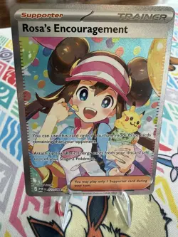Rosa’s Encouragement 115/080 Special Art Rare Pokemon TCG NM! - Image 3