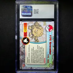 topps Pokemon TV Animation Edition Series 1 Rainbow Holo Foil #75 Graveler CGC - Image 2