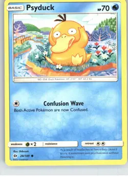 Psyduck 28/149 Common SM Base Set Pokemon Near Mint - Image 1