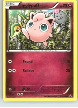 Jigglypuff 65/124 Common Fates Collide Pokemon Near Mint - Image 1
