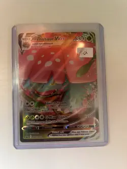 Venusaur VMax SWSH102 Full Art Holo Ultra Rare Promo Pokemon Card - MINT - Image 1