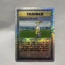 #4 Pokemon Breeder 102/110 Legendary Collection 2002 Reverse Holo Pokemon Card - Image 1