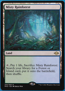 Misty Rainforest Modern Horizons 2 MINT Land Rare MTG CARD (ID# 502928) ABUGames - Image 1
