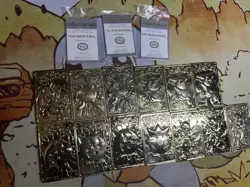 x13 23k Gold Plated Burger King 1999 Cards Charizard, Pikachu, Pokemon Card TCG - Image 3
