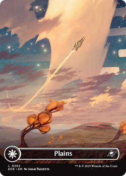 Plains (262) Edge of Eternities PLD Land Basic Land MAGIC MTG CARD ABUGames - Image 1