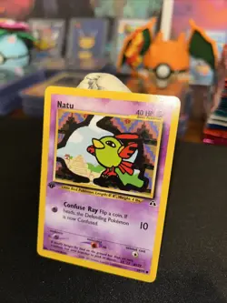 ✨Pokemon TCG Neo Discovery Natu 59/75 1st Edition Vintage Common Card LP✨ - Image 3