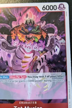 Tot Musica OP06-011 R Foil Rare Wings Of The Captain One Piece Card Game - Image 3