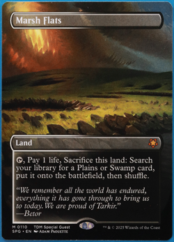 Marsh Flats (110) Special Guests MINT Extended / Full Art CARD (502916) ABUGames - Image 1