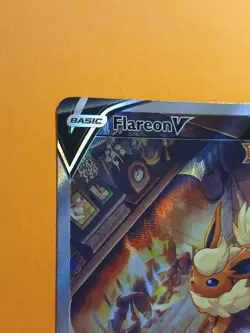 Pokemon Sword & Shield Flareon V Promo Card SWSH 180 Collection Box - Image 4
