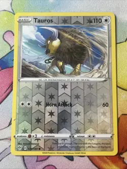Tauros 134/189 Darkness Ablaze Reverse Holo Pokemon Card NM - Image 1