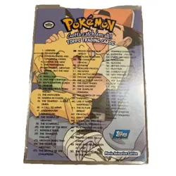Topps Pokemon Trading Card Movie Animation Ed. Black Logo - Card List Non-Holo - Image 2