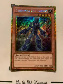 CHRONOMALY TULA GUARDIAN - 1st EDITION PGLD-EN003 ENGLISH Yu-Gi-Oh! CARD GOLD - Image 3