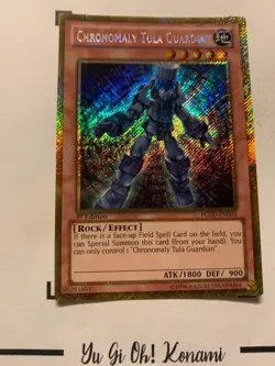CHRONOMALY TULA GUARDIAN - 1st EDITION PGLD-EN003 ENGLISH Yu-Gi-Oh! CARD GOLD - Image 4