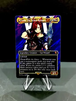 2025 MTG Final Fantasy G’RAHA TIA, SCION REBORN (Character Surge Foil) #0211 NM - Image 1